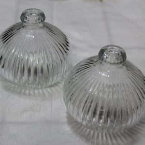 Lot of 2 Vintage Oil Lamps Made in Austria